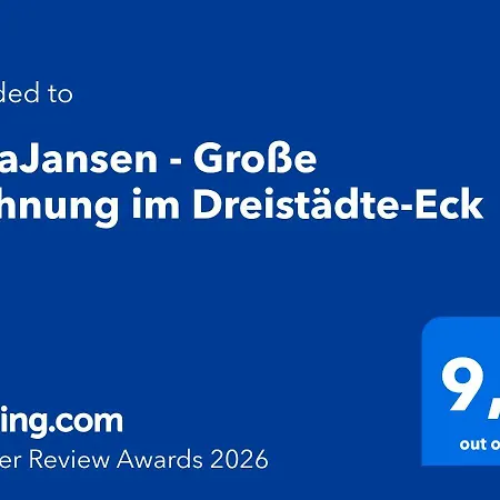 Casajansen - Grosse Im Dreistaedte-eck Апартаменты *